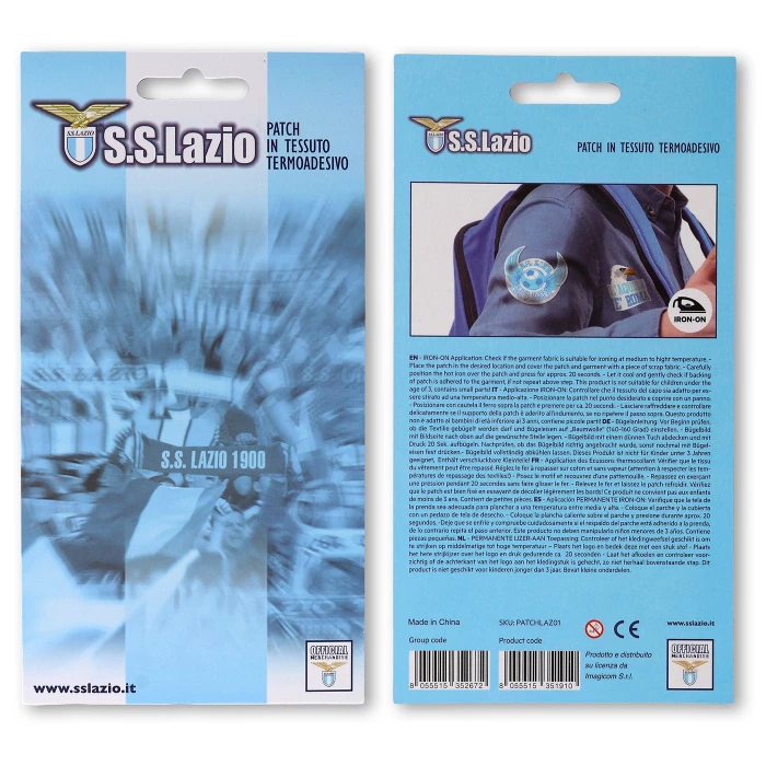 LAZIO PATCH IN TESSUTO