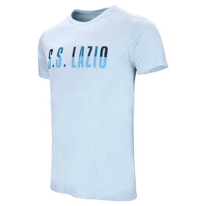 LAZIO T-SHIRT LOGO BAMBINO AZZURRA