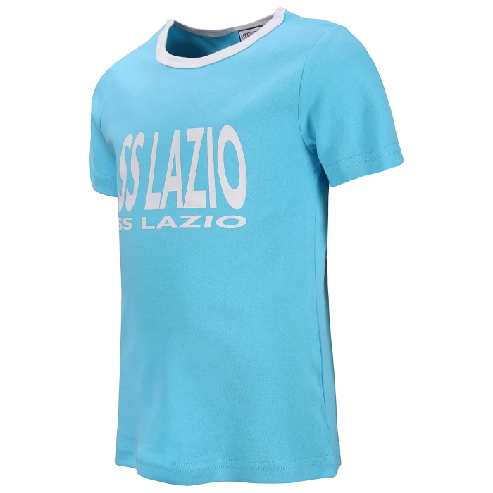 LAZIO PIGIAMA CORTO BAMBINO AZZURRO