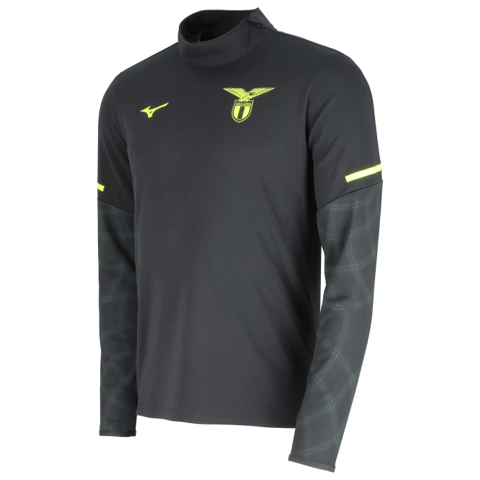 LAZIO ZIP SHOULDER TOP ALLENAMENTO NERO 2025/26