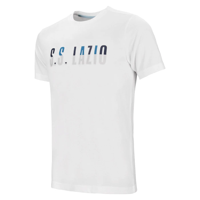 LAZIO T-SHIRT LOGO BAMBINO BIANCA