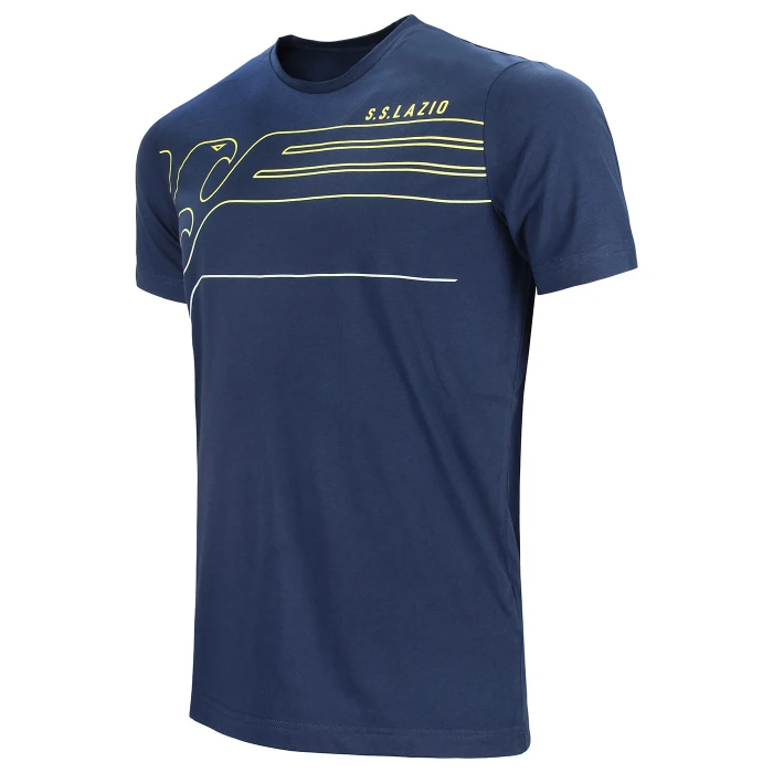 LAZIO T-SHIRT FAN GRAPHIC NAVY