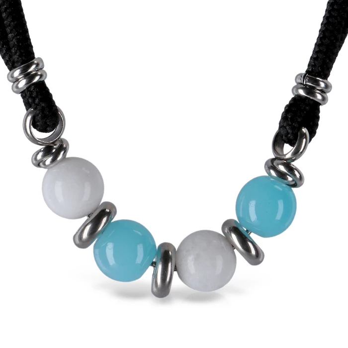 LAZIO BRACCIALE CORDINO CON PIETRE