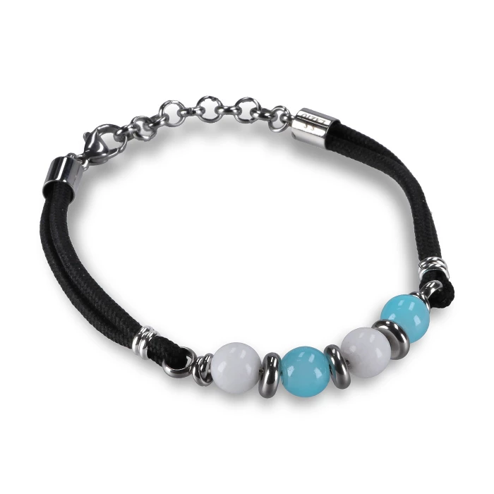 LAZIO BRACCIALE CORDINO CON PIETRE