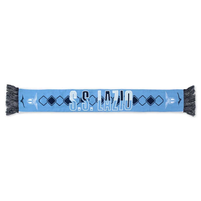 LAZIO SCIARPA DOUBLE FACE AZZURRA