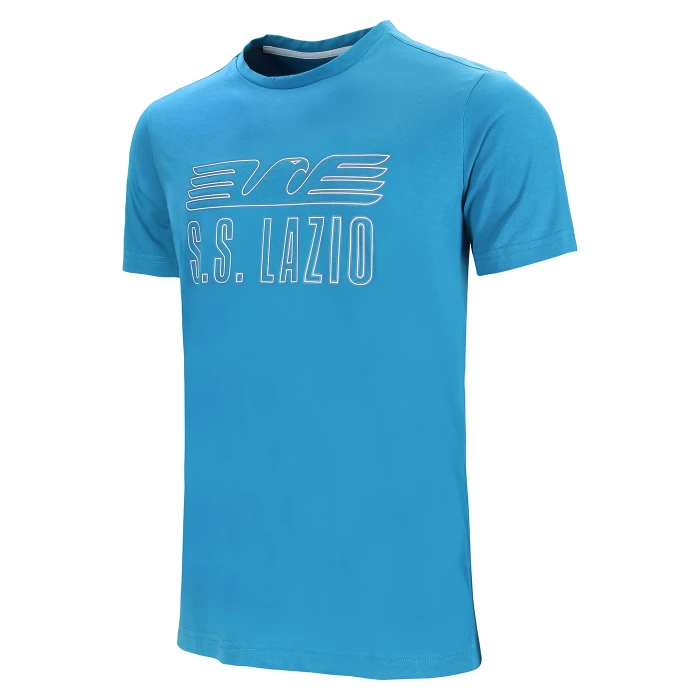 LAZIO T-SHIRT GRAPHIC BAMBINO BLU CELESTIAL