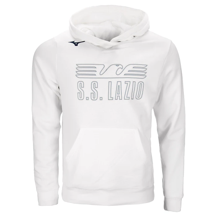 LAZIO FELPA CON CAPPUCCIO GRAPHIC BAMBINO BIANCA