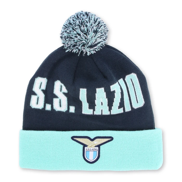 LAZIO BERRETTO POMPOM LOGO VERDE 2025/26