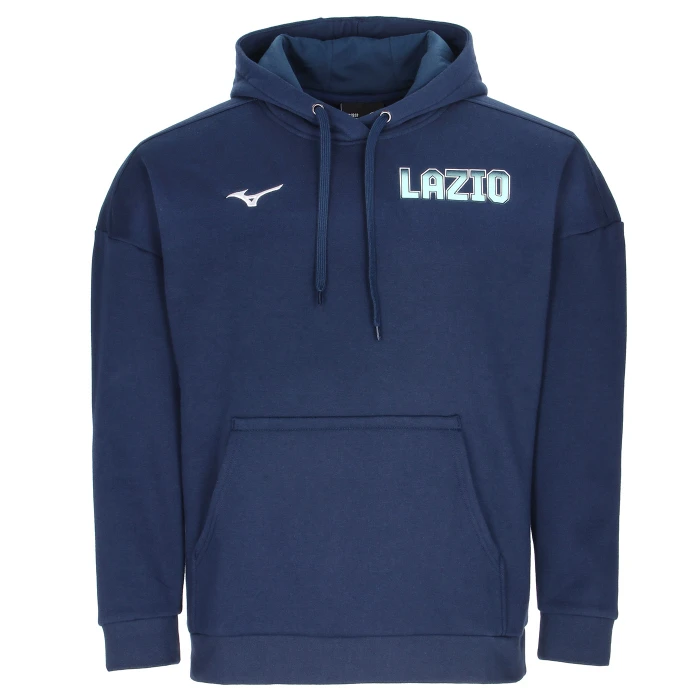 LAZIO FELPA CON CAPPUCCIO LIFESTYLE NAVY 2025/26
