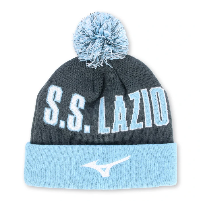 LAZIO BERRETTO POMPOM LOGO BLU 2025/26