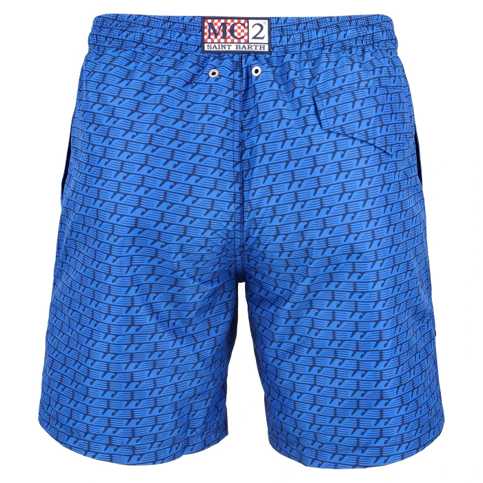 LAZIO X MC2 SAINT BARTH COSTUME MICRO AQUILA BLU