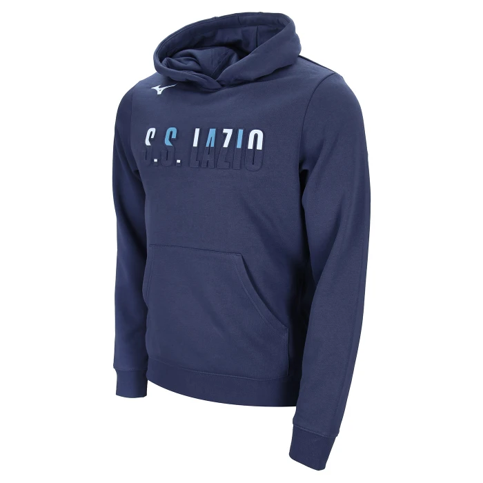 LAZIO FELPA CON CAPPUCCIO LOGO BAMBINO NAVY