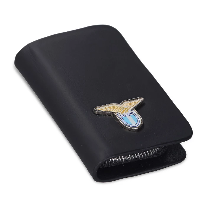 LAZIO PORTACHIAVI IN PELLE LOGO